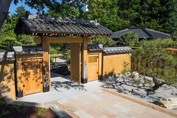 Denver Botanic Gardens - Japanese Garden - Shofu-en Main Gate