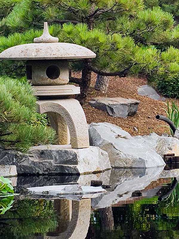 Denver Botanic Gardens - Japanese Garden - Lanterns